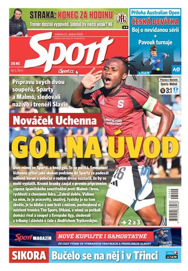 Sport - 11.1.2025 - CZECH NEWS CENTER a. s.