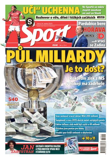 Sport - 14.1.2025 - CZECH NEWS CENTER a. s.
