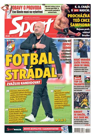 Sport - 20.1.2025 - CZECH NEWS CENTER a. s.