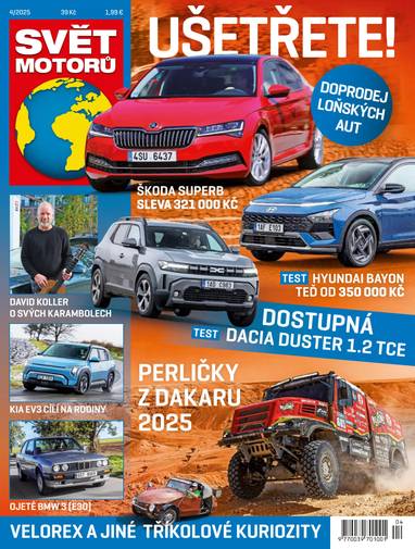 Časopis SVĚT MOTORŮ - 4/2025 - CZECH NEWS CENTER a. s.
