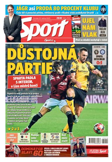 Sport - 23.1.2025 - CZECH NEWS CENTER a. s.