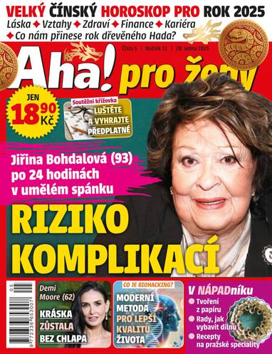 Časopis Aha! pro ženy - 5/2025 - CZECH NEWS CENTER a. s.