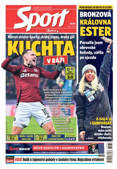Sport - 10.2.2025 - CZECH NEWS CENTER a. s.