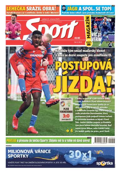Sport - 21.2.2025 - CZECH NEWS CENTER a. s.