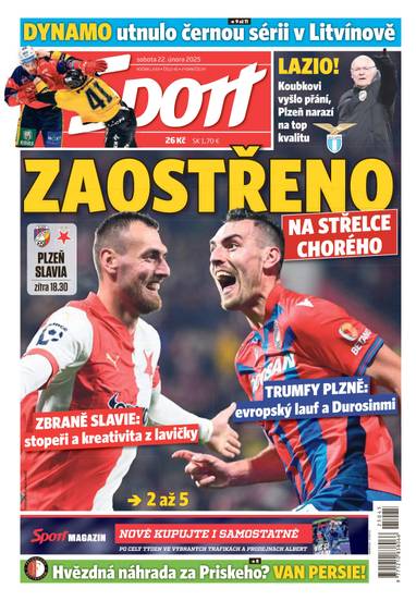 Sport - 22.2.2025 - CZECH NEWS CENTER a. s.
