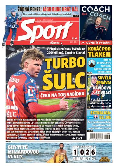 Sport - 4.3.2025 - CZECH NEWS CENTER a. s.