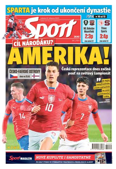 Sport - 22.3.2025 - CZECH NEWS CENTER a. s.