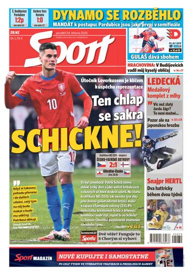 Sport - 24.3.2025 - CZECH NEWS CENTER a. s.