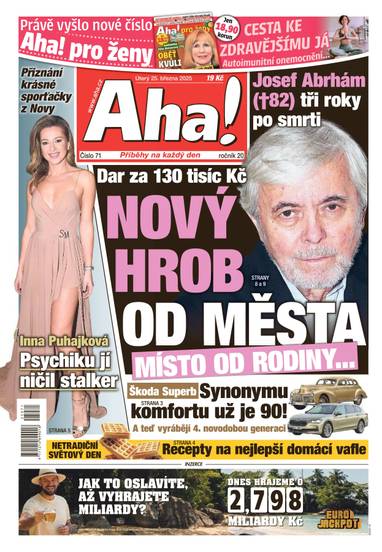 Aha! - 25.3.2025 - CZECH NEWS CENTER a. s.