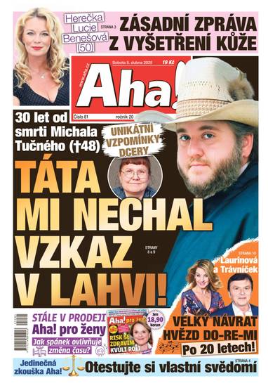 Aha! - 5.4.2025 - CZECH NEWS CENTER a. s.