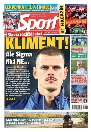 Sport - 11.4.2025 - CZECH NEWS CENTER a. s.
