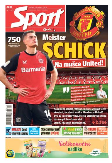 Sport - 16.4.2025 - CZECH NEWS CENTER a. s.