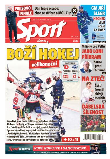 Sport - 19.4.2025 - CZECH NEWS CENTER a. s.