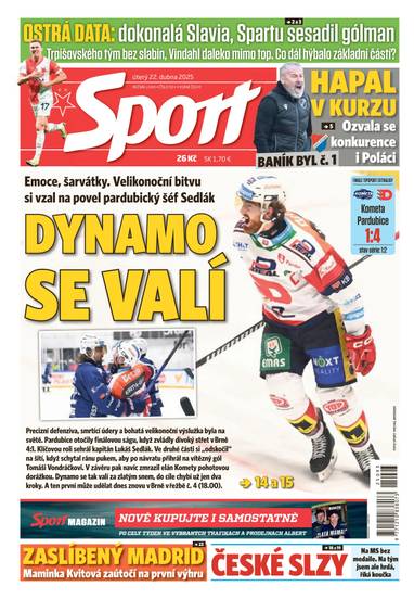 Sport - 22.4.2025 - CZECH NEWS CENTER a. s.