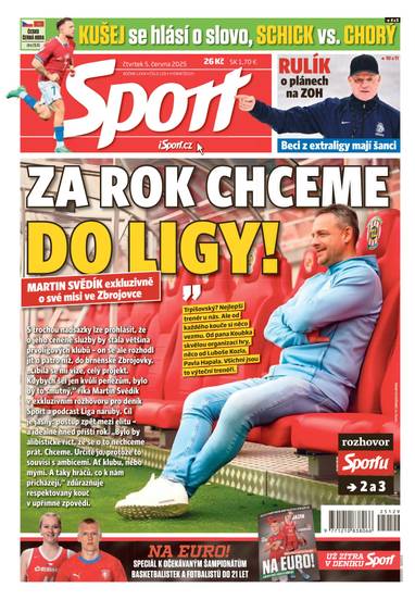 Sport - 5.6.2025 - CZECH NEWS CENTER a. s.