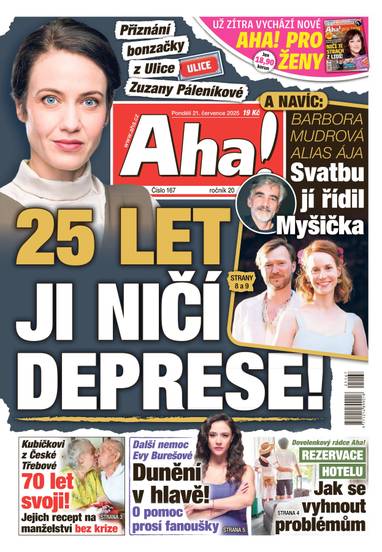 Aha! - 21.7.2025 - CZECH NEWS CENTER a. s.