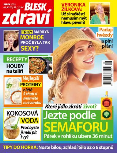 Časopis BLESK zdraví - 8/2025 - CZECH NEWS CENTER a. s.