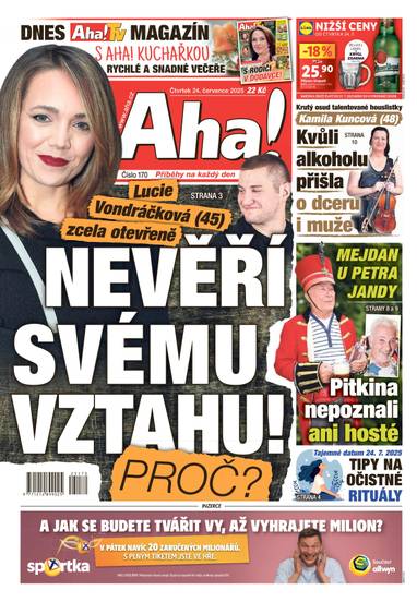 Aha! - 24.7.2025 - CZECH NEWS CENTER a. s.