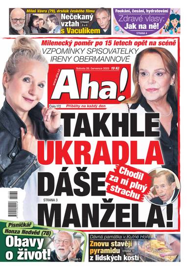 Aha! - 26.7.2025 - CZECH NEWS CENTER a. s.