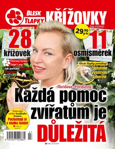 Časopis BLESK TLAPKY KŘÍŽOVKY - 7/2025 - CZECH NEWS CENTER a. s.
