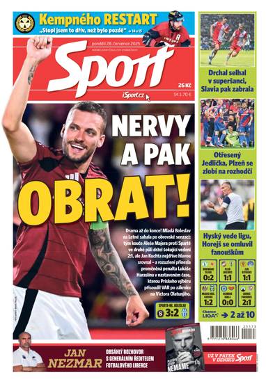Sport - 28.7.2025 - CZECH NEWS CENTER a. s.