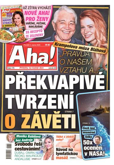 Aha! - 4.8.2025 - CZECH NEWS CENTER a. s.