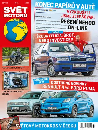 Časopis SVĚT MOTORŮ - 32/2025 - CZECH NEWS CENTER a. s.