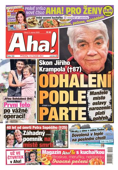 Aha! - 5.8.2025 - CZECH NEWS CENTER a. s.