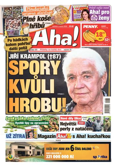 Aha! - 6.8.2025 - CZECH NEWS CENTER a. s.
