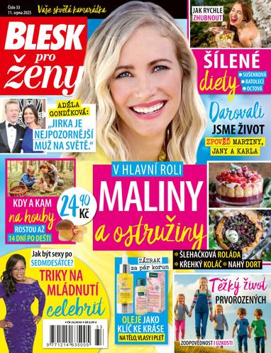 Časopis BLESK pro ženy - 33/2025 - CZECH NEWS CENTER a. s.