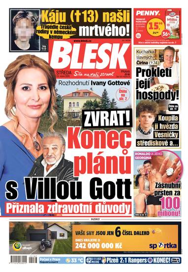 BLESK - 13.8.2025 - CZECH NEWS CENTER a. s.