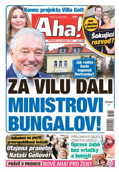 Aha! - 15.8.2025 - CZECH NEWS CENTER a. s.