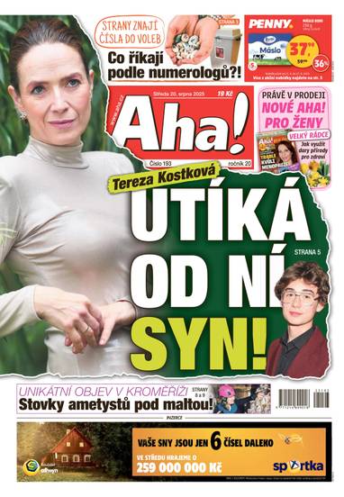 Aha! - 20.8.2025 - CZECH NEWS CENTER a. s.
