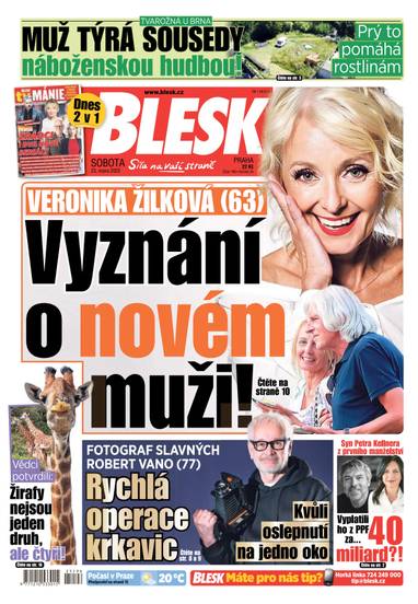 BLESK - 23.8.2025 - CZECH NEWS CENTER a. s.