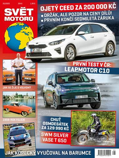 Časopis SVĚT MOTORŮ - 35/2025 - CZECH NEWS CENTER a. s.