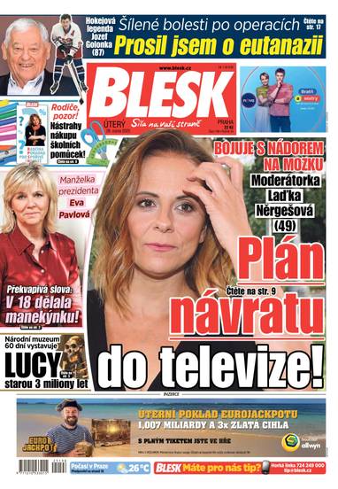 BLESK - 26.8.2025 - CZECH NEWS CENTER a. s.