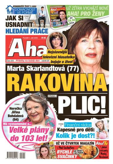 Aha! - 1.9.2025 - CZECH NEWS CENTER a. s.