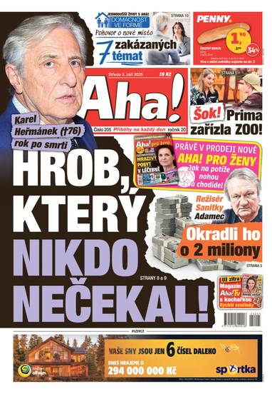 Aha! - 3.9.2025 - CZECH NEWS CENTER a. s.