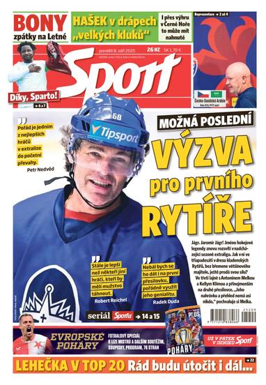 Sport - 8.9.2025 - CZECH NEWS CENTER a. s.