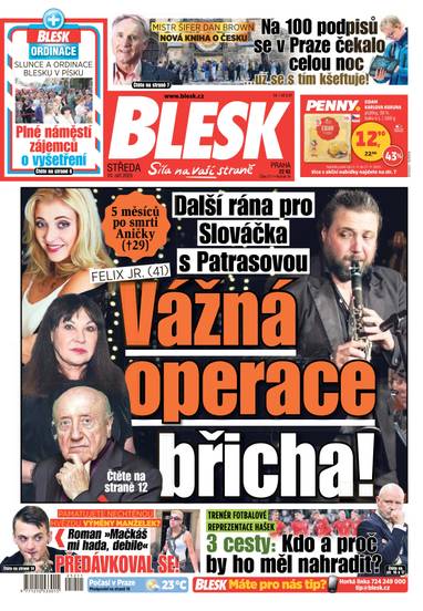 BLESK - 10.9.2025 - CZECH NEWS CENTER a. s.