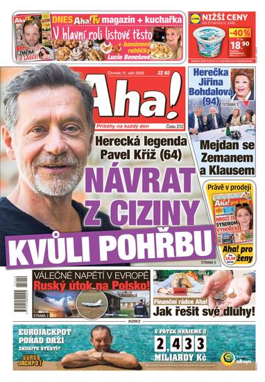 Aha! - 11.9.2025 - CZECH NEWS CENTER a. s.