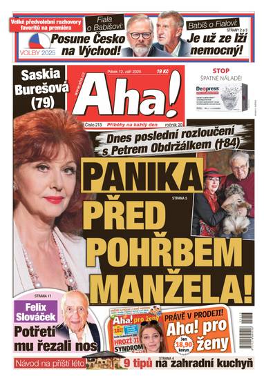 Aha! - 12.9.2025 - CZECH NEWS CENTER a. s.