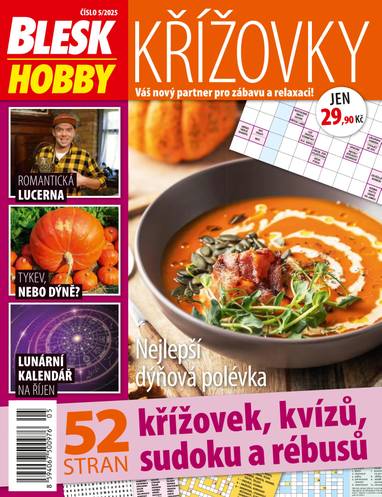 Časopis Blesk Hobby KŘÍŽOVKY - 5/2025 - CZECH NEWS CENTER a. s.
