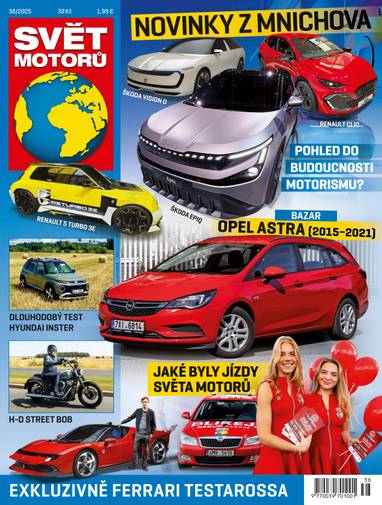 Časopis SVĚT MOTORŮ - 38/2025 - CZECH NEWS CENTER a. s.