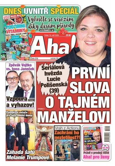 Aha! - 19.9.2025 - CZECH NEWS CENTER a. s.