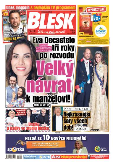 BLESK - 19.9.2025 - CZECH NEWS CENTER a. s.