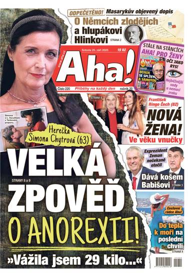 Aha! - 20.9.2025 - CZECH NEWS CENTER a. s.