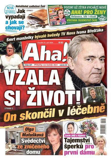 Aha! - 22.9.2025 - CZECH NEWS CENTER a. s.