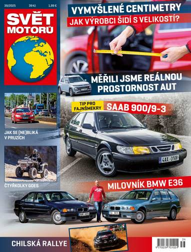 Časopis SVĚT MOTORŮ - 39/2025 - CZECH NEWS CENTER a. s.