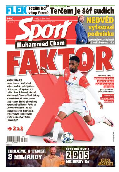 Sport - 23.9.2025 - CZECH NEWS CENTER a. s.
